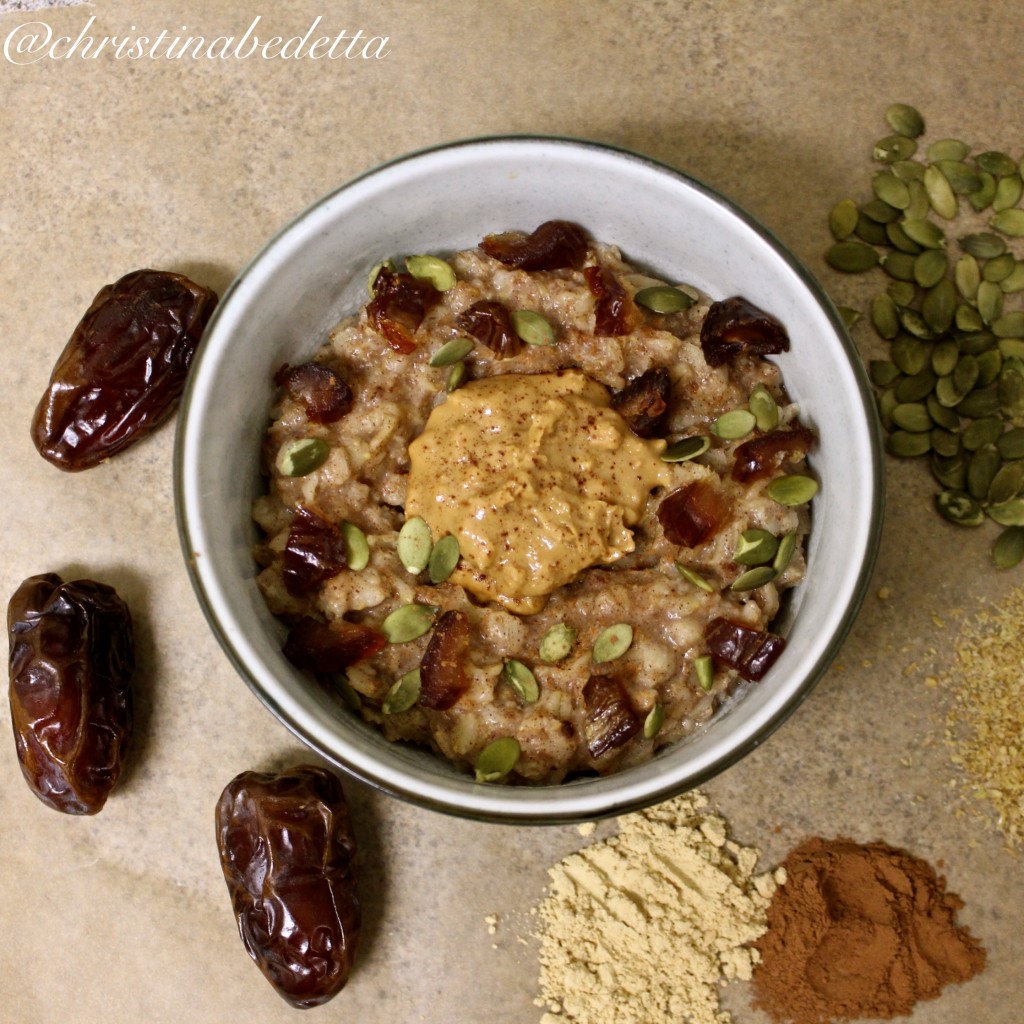 Maple Spice Oatmeal Bowl of Goodness