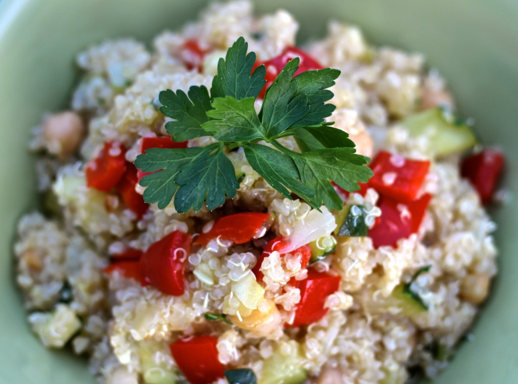 Quinoa Power Salad with Lemon Vinaigrette