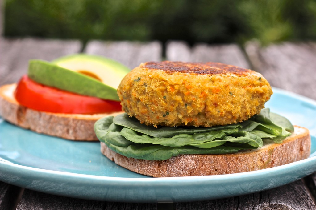 Basic Veggie and Bean Burgers