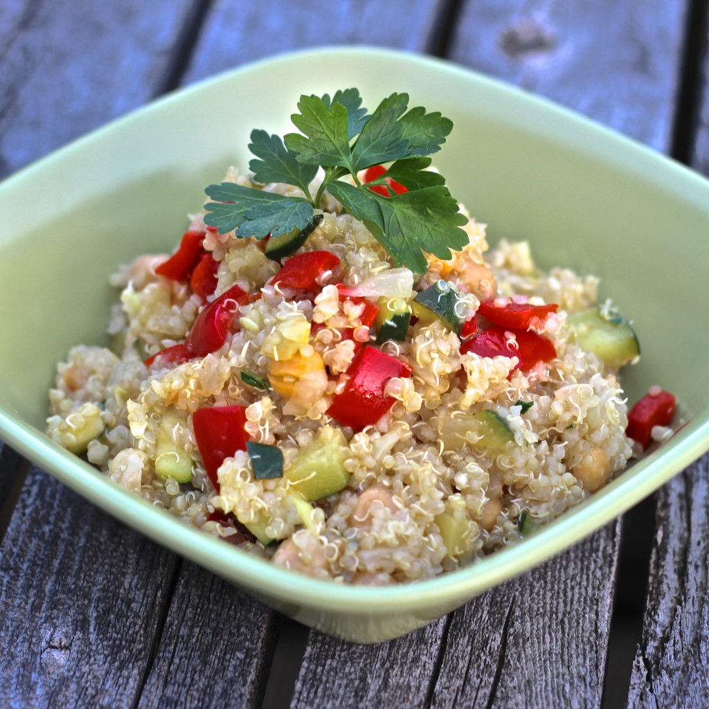 Quinoa Power Salad with Lemon Vinaigrette