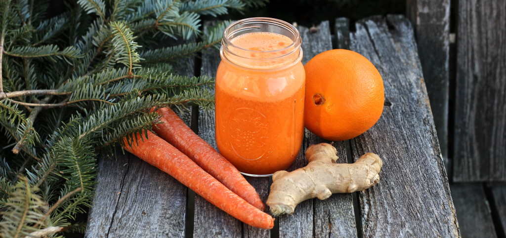 Sweet Orange, Carrot and Ginger Juice