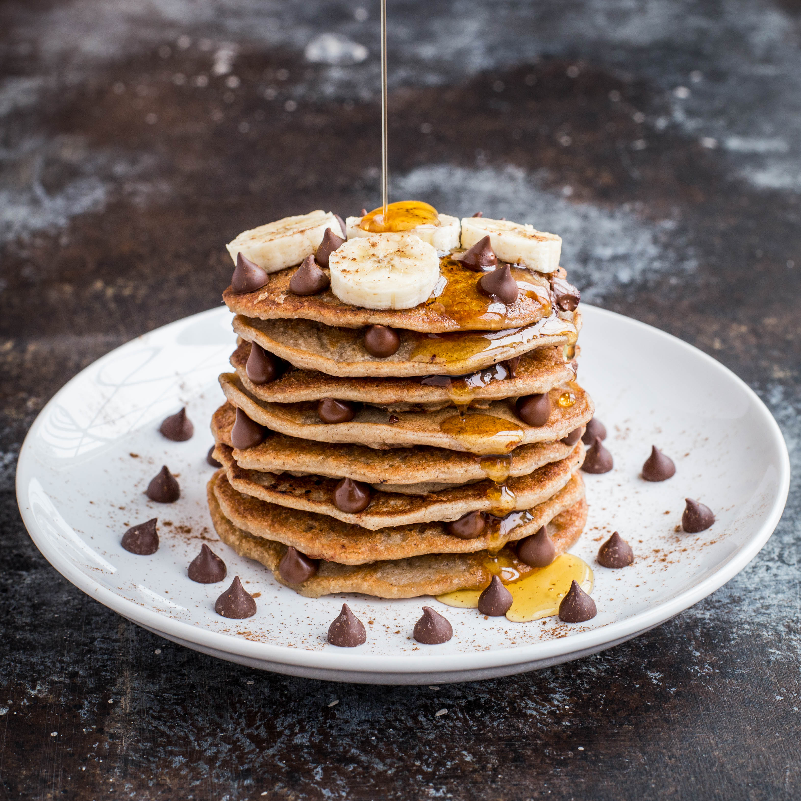 Share 34 kuva banana chocolate chip protein pancakes